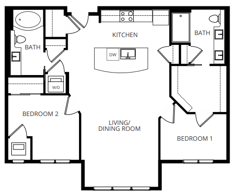 Floorplan - Gatsby Apartments