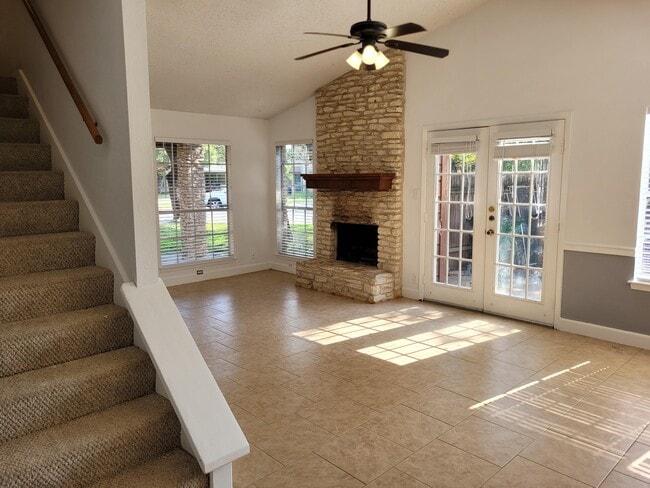 Fireplace - 8801 Clearbrook Trail