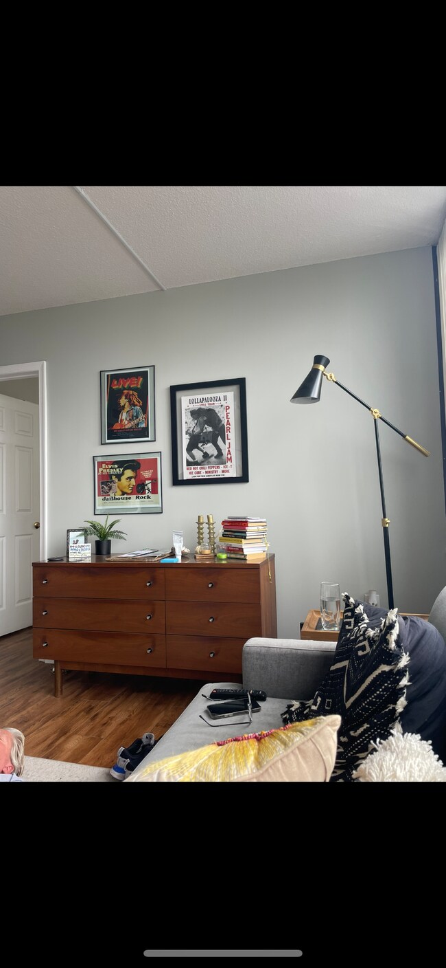 credenza in living room - 1100 Wheat St