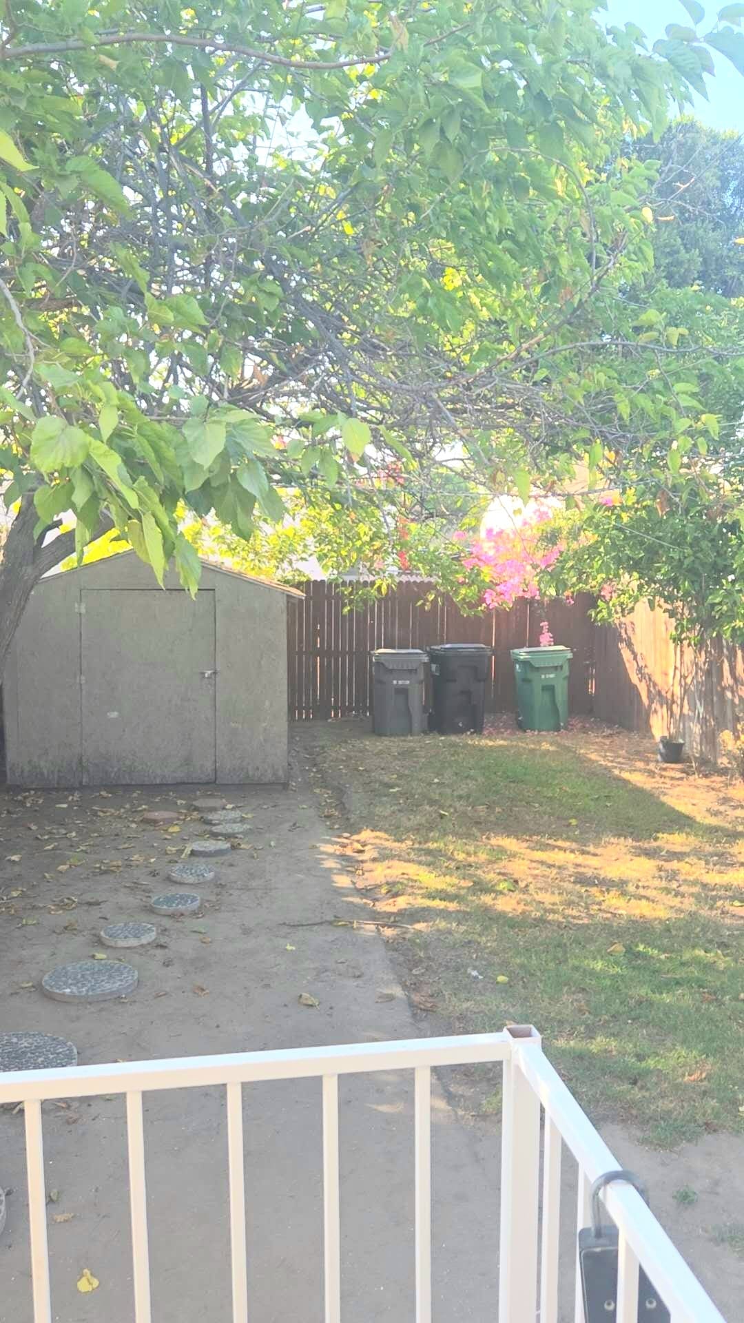 Private Yard with Storage - 4026 Sterling Way