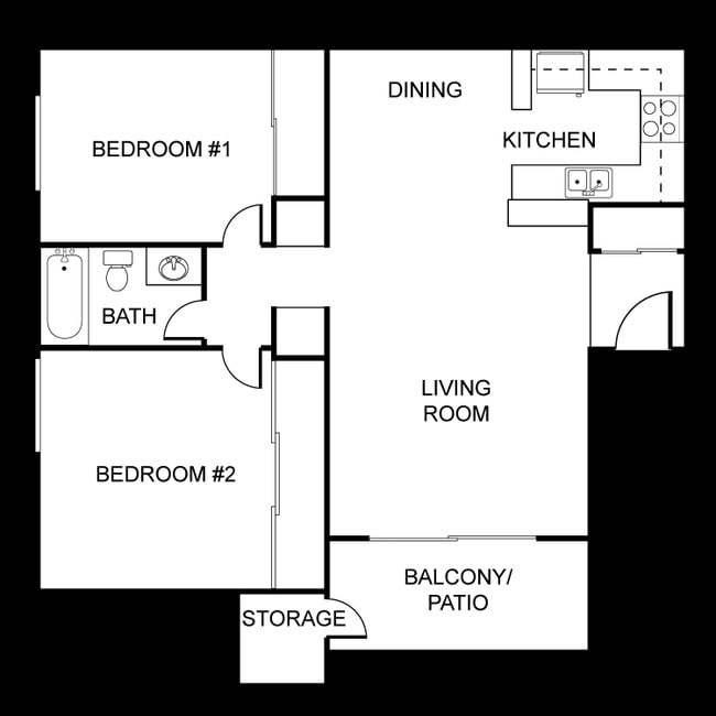 2BR/1BA - BONITA COURT APARTMENTS