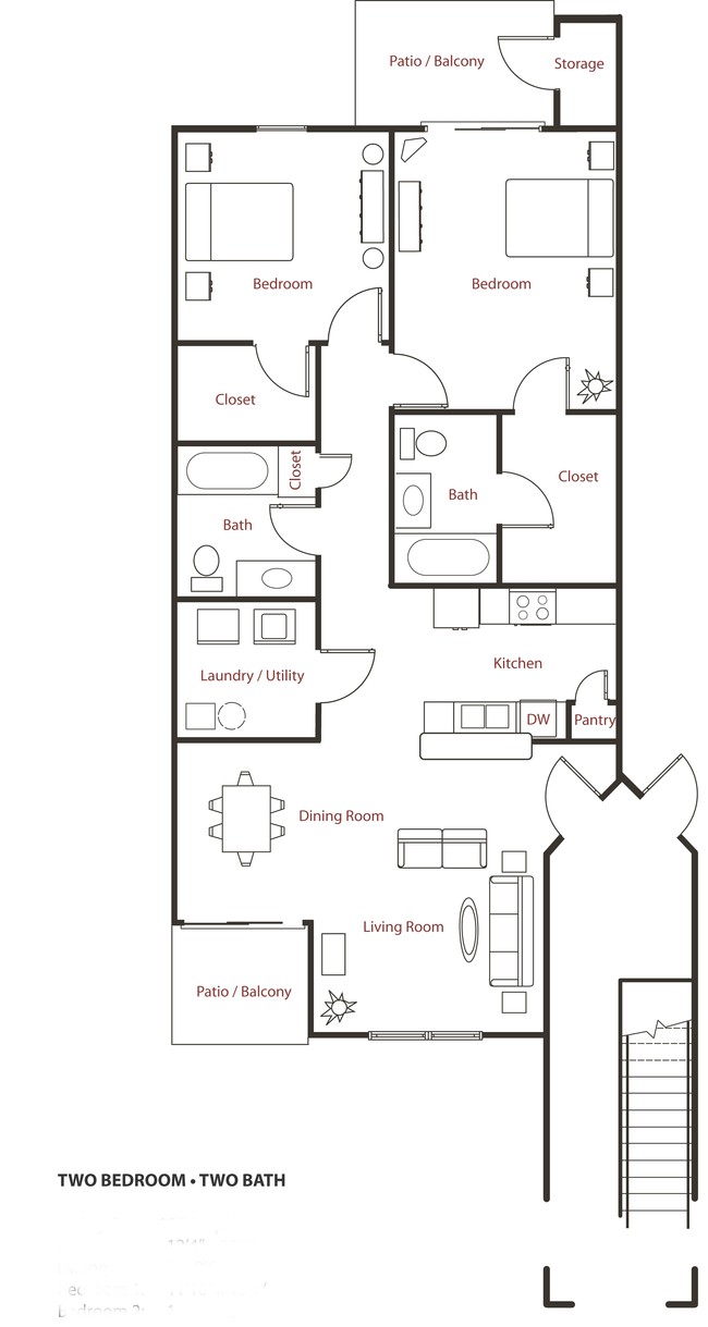 2BR/2BA - Village Park