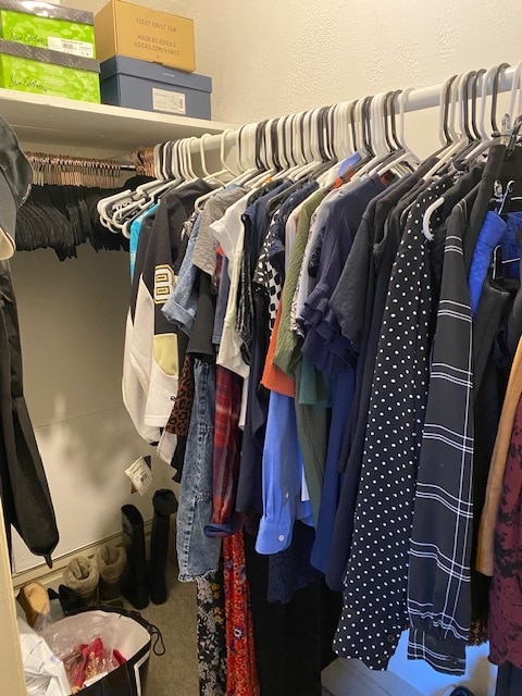 Large and deep bedroom closet - 1360 Denniston St