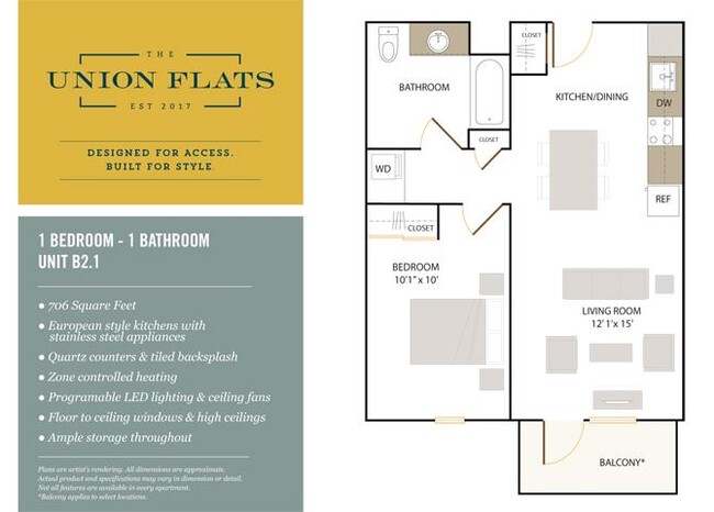 Floorplan - The Union Flats