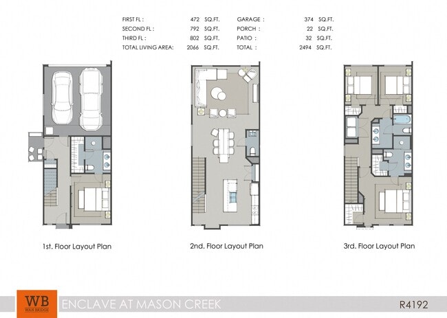 Floorplan - Enclave at Mason Creek