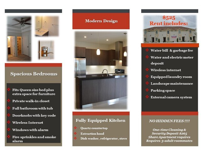 Three adults sharing 1400 SQFT !!!! - 1121 W Cano St