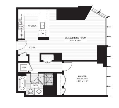 1BR/1BA - Millennium Tower