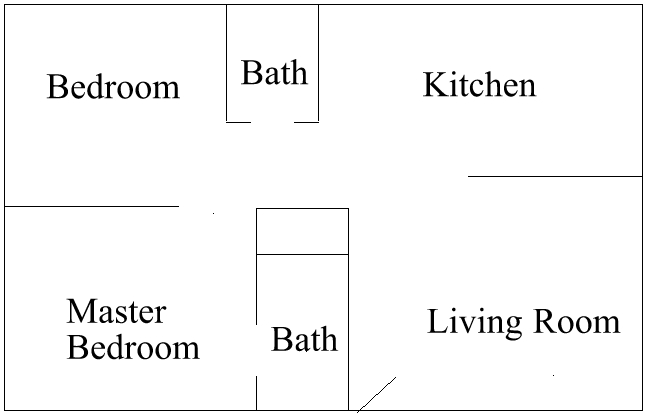 2BR/2BA - Oxford Park 2 Apartments