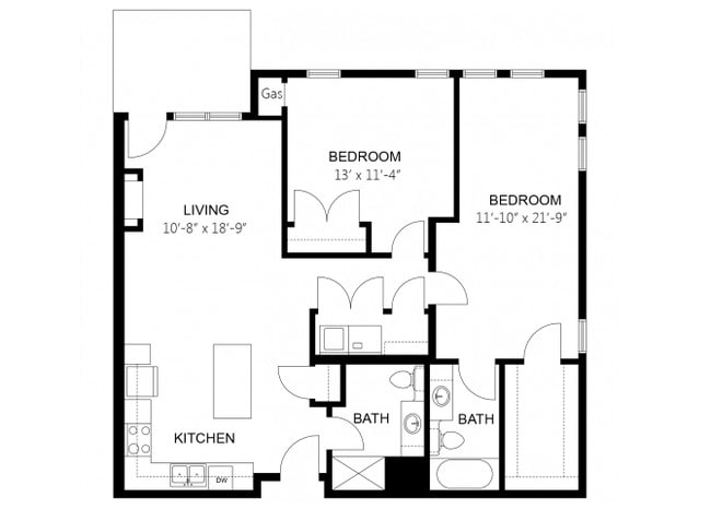 Floorplan - Siena Apartment Homes