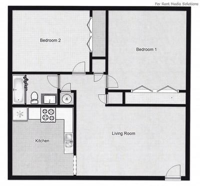 2BR/1BA - Casa Grande Village Apartments