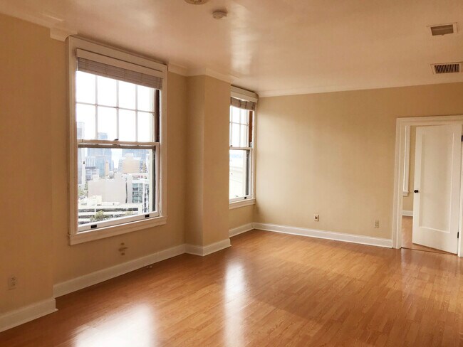 Part of the Living Room w/ Beautiful San Diego Skyline - 702 Ash St