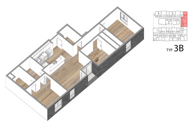 Floorplan - Lido Apartments - 1532 Brockton Ave