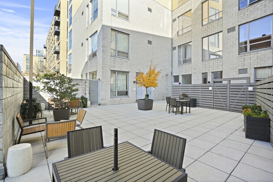 Private patio directly outside your front door. - 1414 Belmont St NW