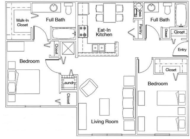 Floorplan - Wexford Apartments