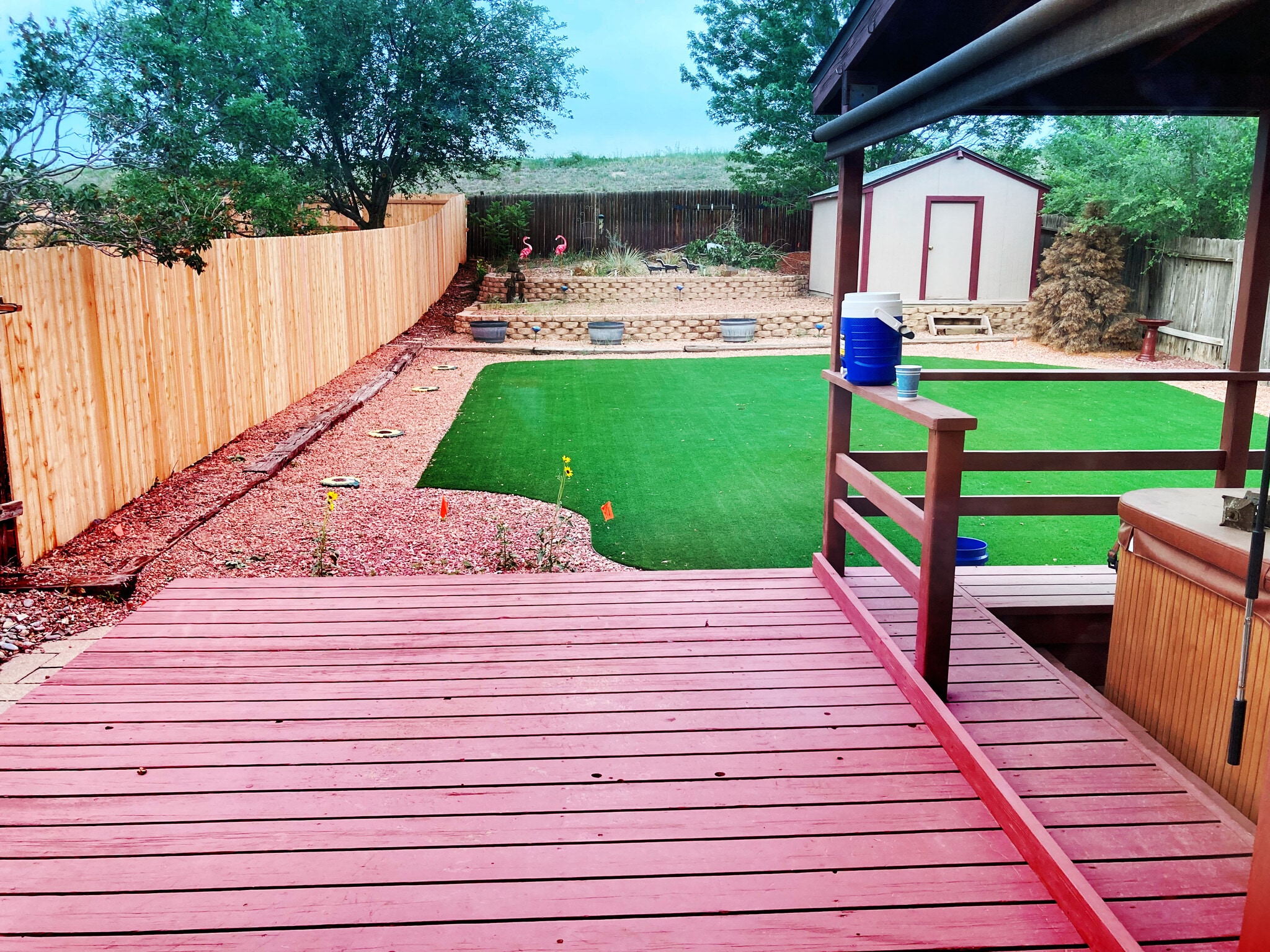 fence back yard - 1490 Sausalito Dr