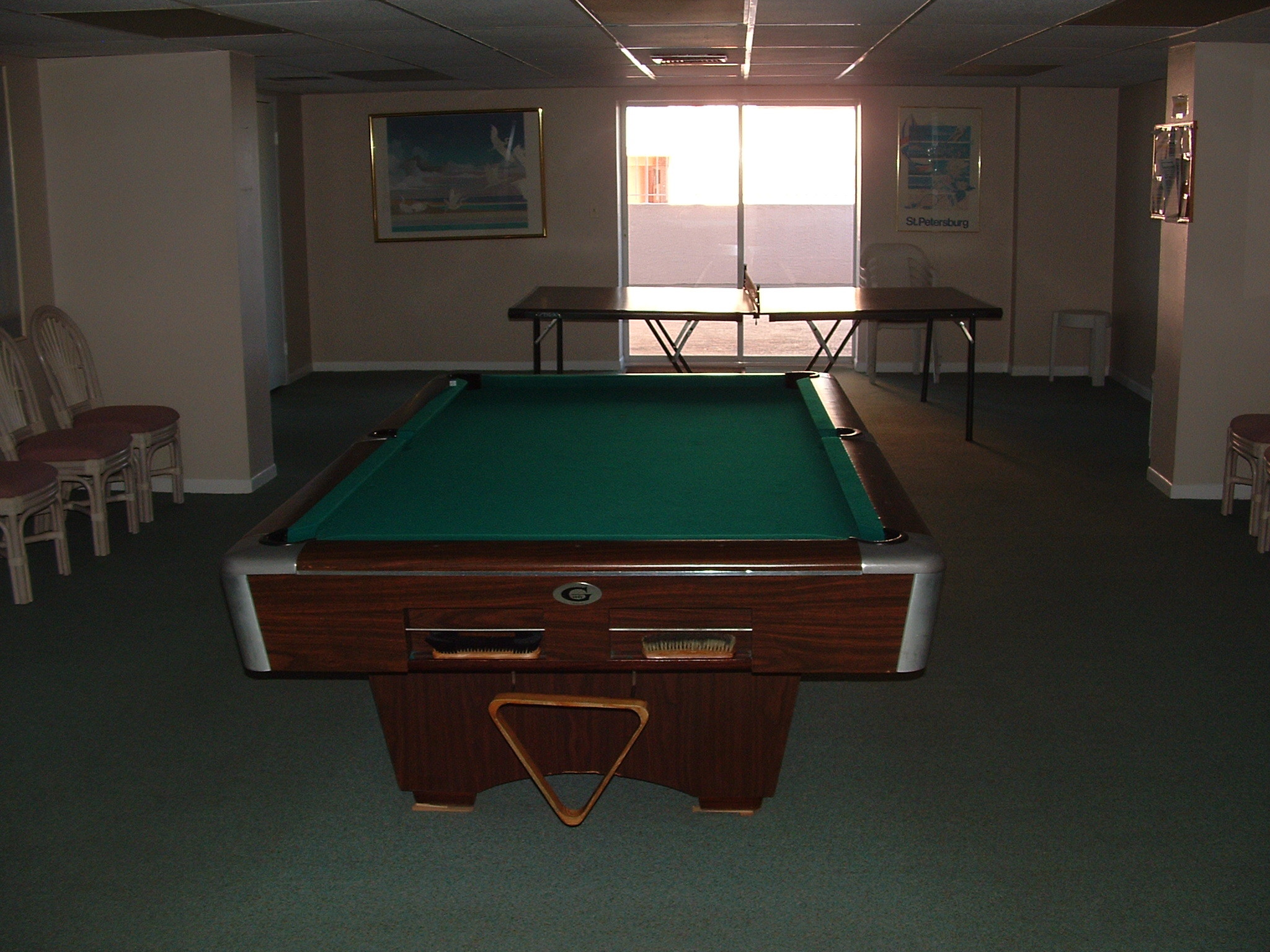 Pool and ping pong tables - 11000 Gulf Blvd