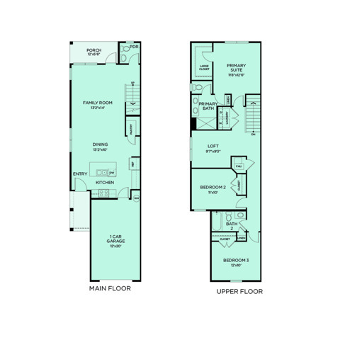 Oakleaf Floor Plan - 360 Communities at Liberty Square