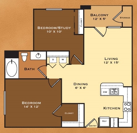 B1 - Arioso Apartments & Townhomes