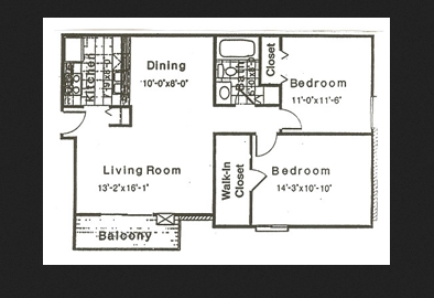 2BR/1BA - Spansail Court Apartments