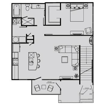 Floorplan - BelleMeade Apartments