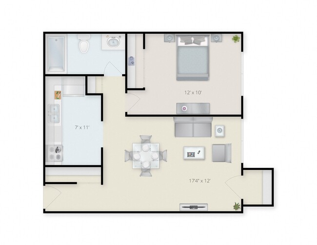 Floorplan - Franklin Manor Apartments