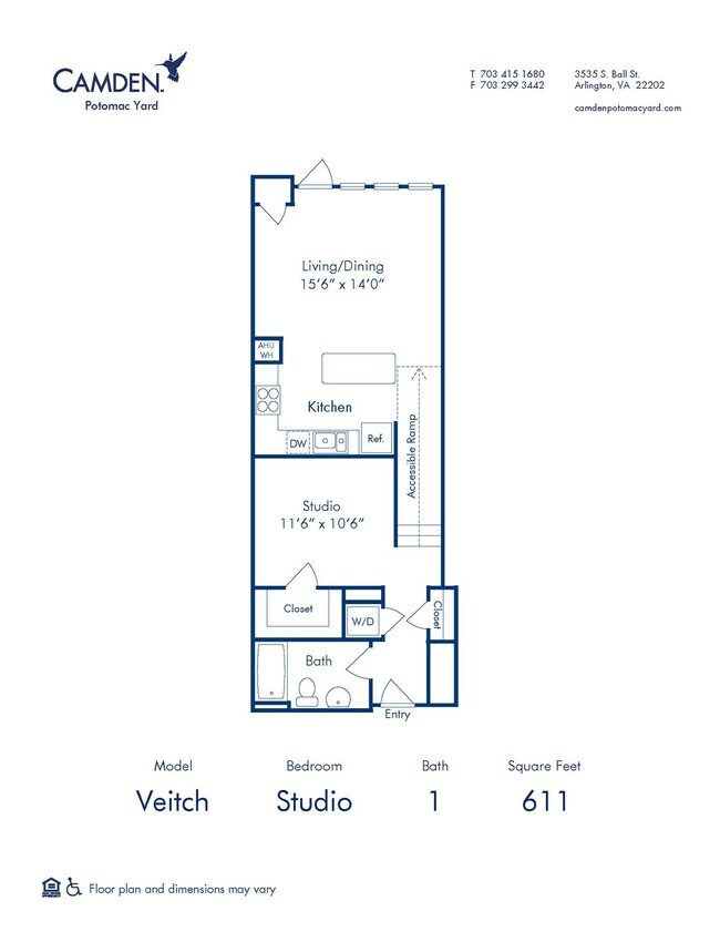 Floorplan - Camden Potomac Yard