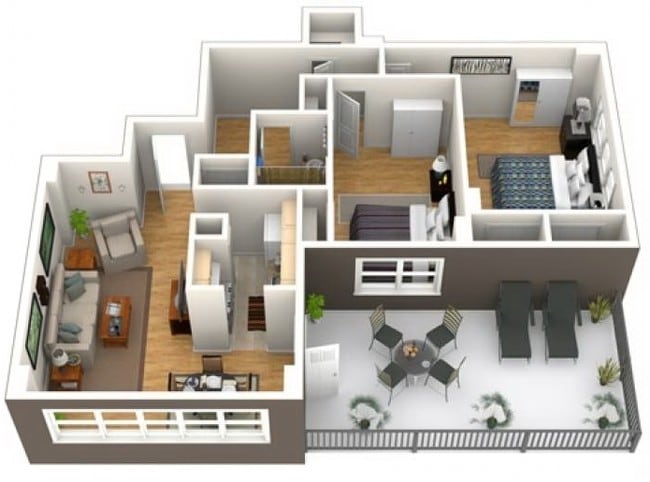 2BR/1BA - 15-35 Elk St