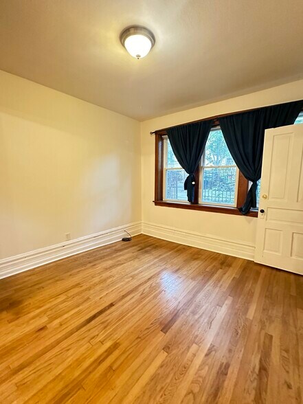 post renovation photo of living room - 2640 West Thomas Street