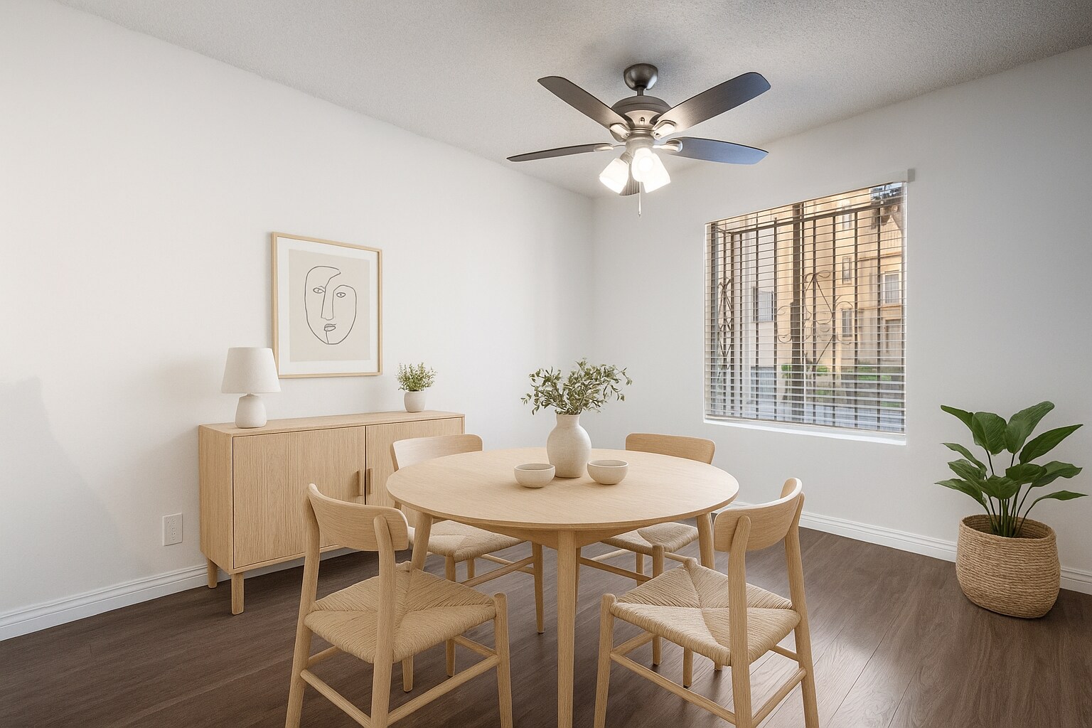 Dinning Area (Staged Photo) - 433 S Manhattan Pl