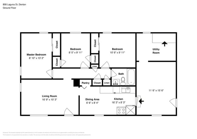 Building Photo - 3 BR/1BA |Single Family Home |  Gated backyard| In Denton