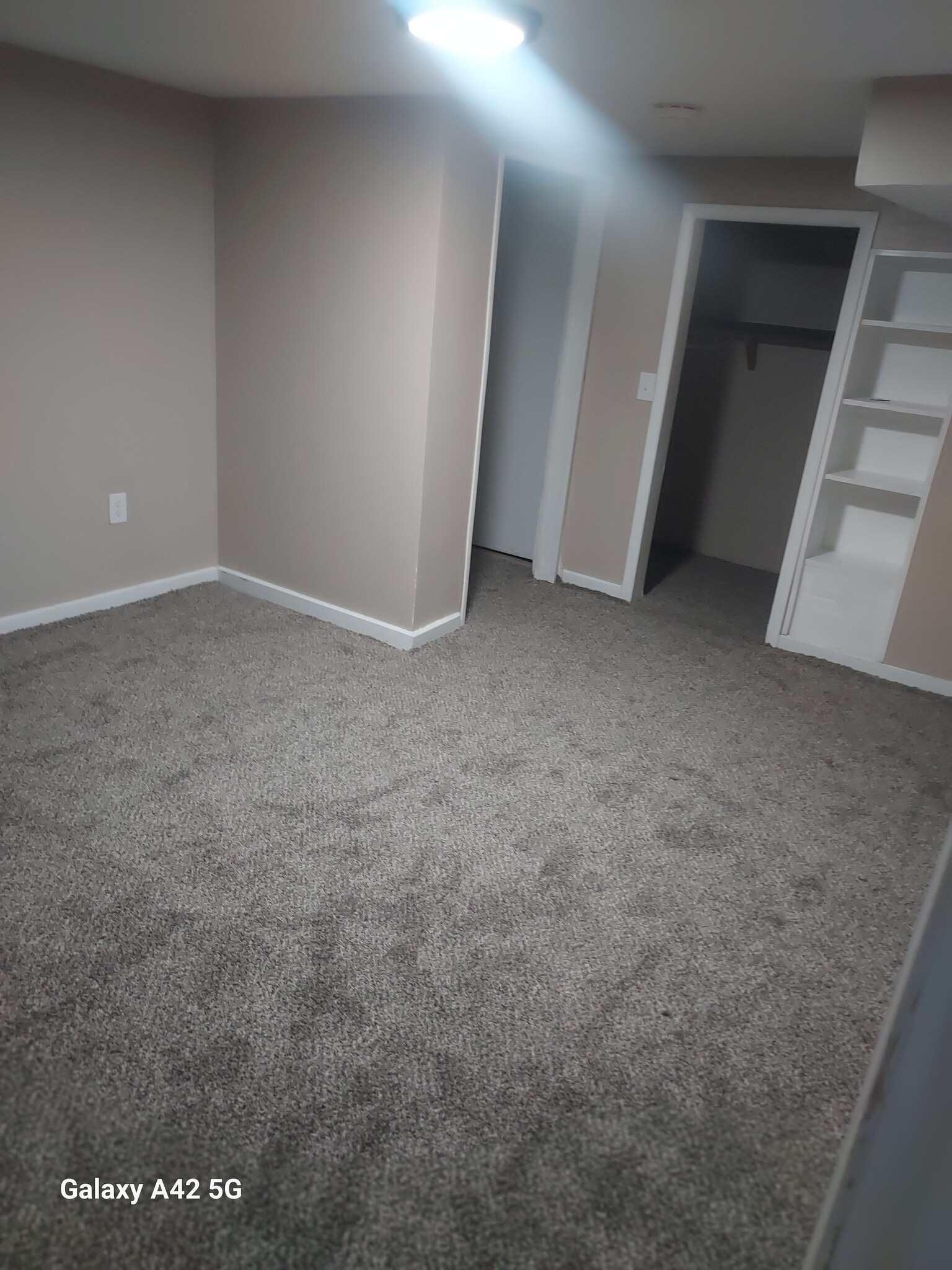 Basement bedroom/livingroom/basement door - 835 W Wyeth St