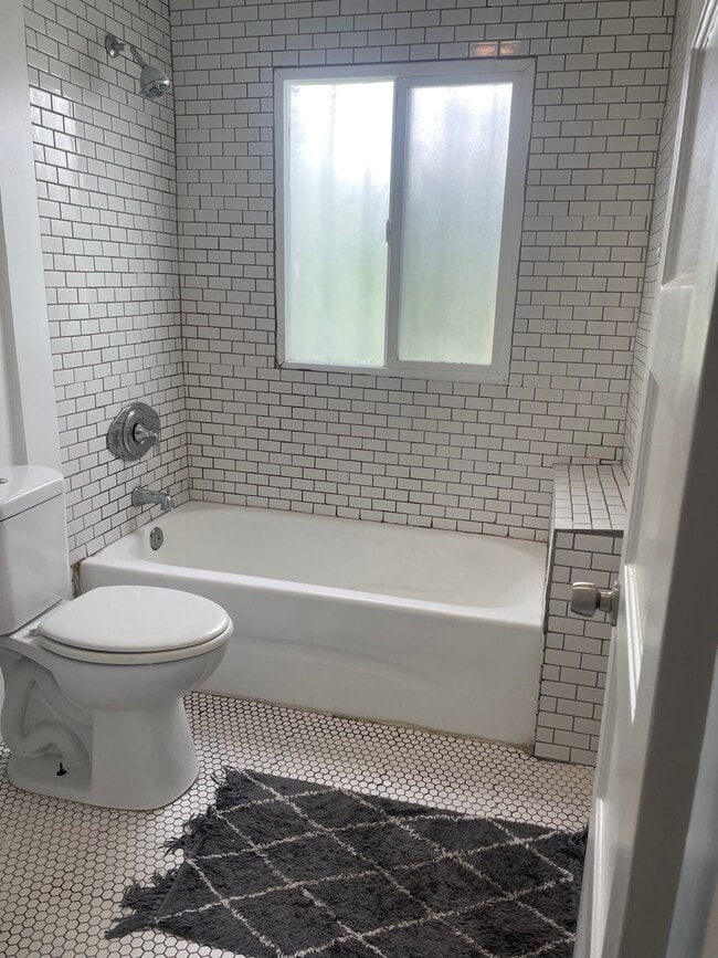 Bathroom with subway tile - 1250 N Citrus Ave