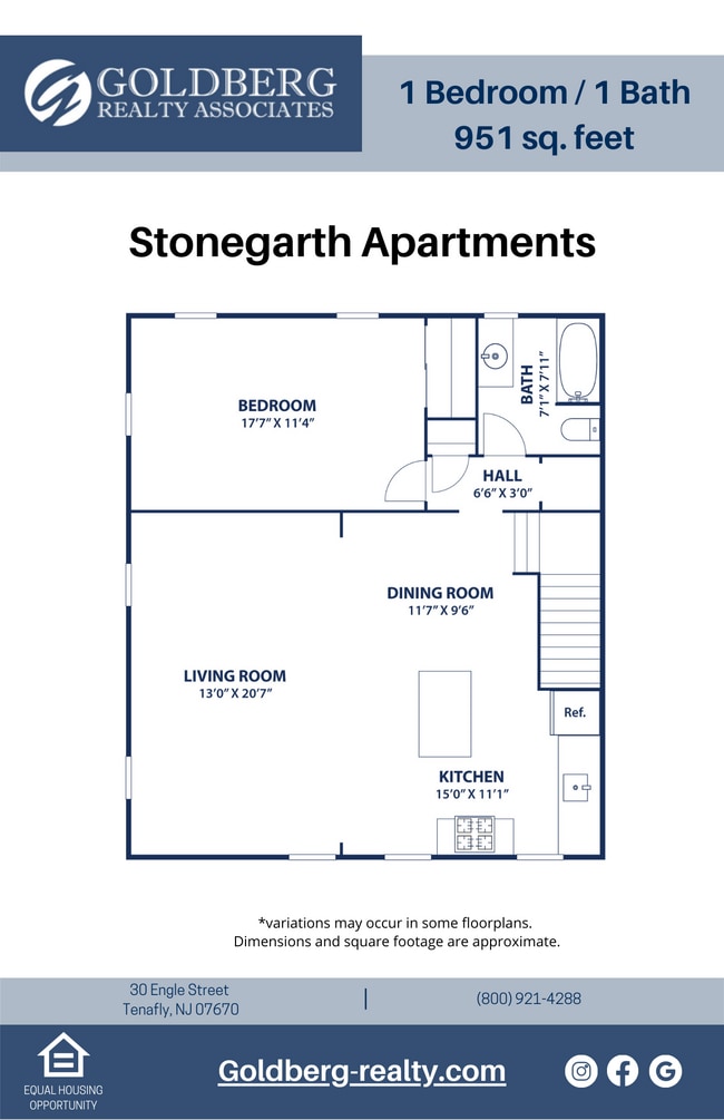 Floorplan - Stonegarth Apartments