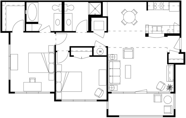 Floorplan - The Villa at River Pointe