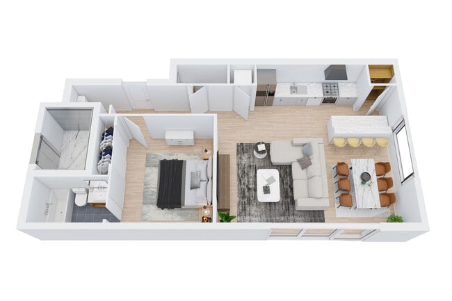 Floorplan - 100 North Apartments
