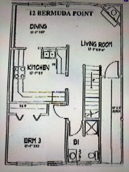 Floorplan of upstairs - 12 Bermuda Pointe Cir