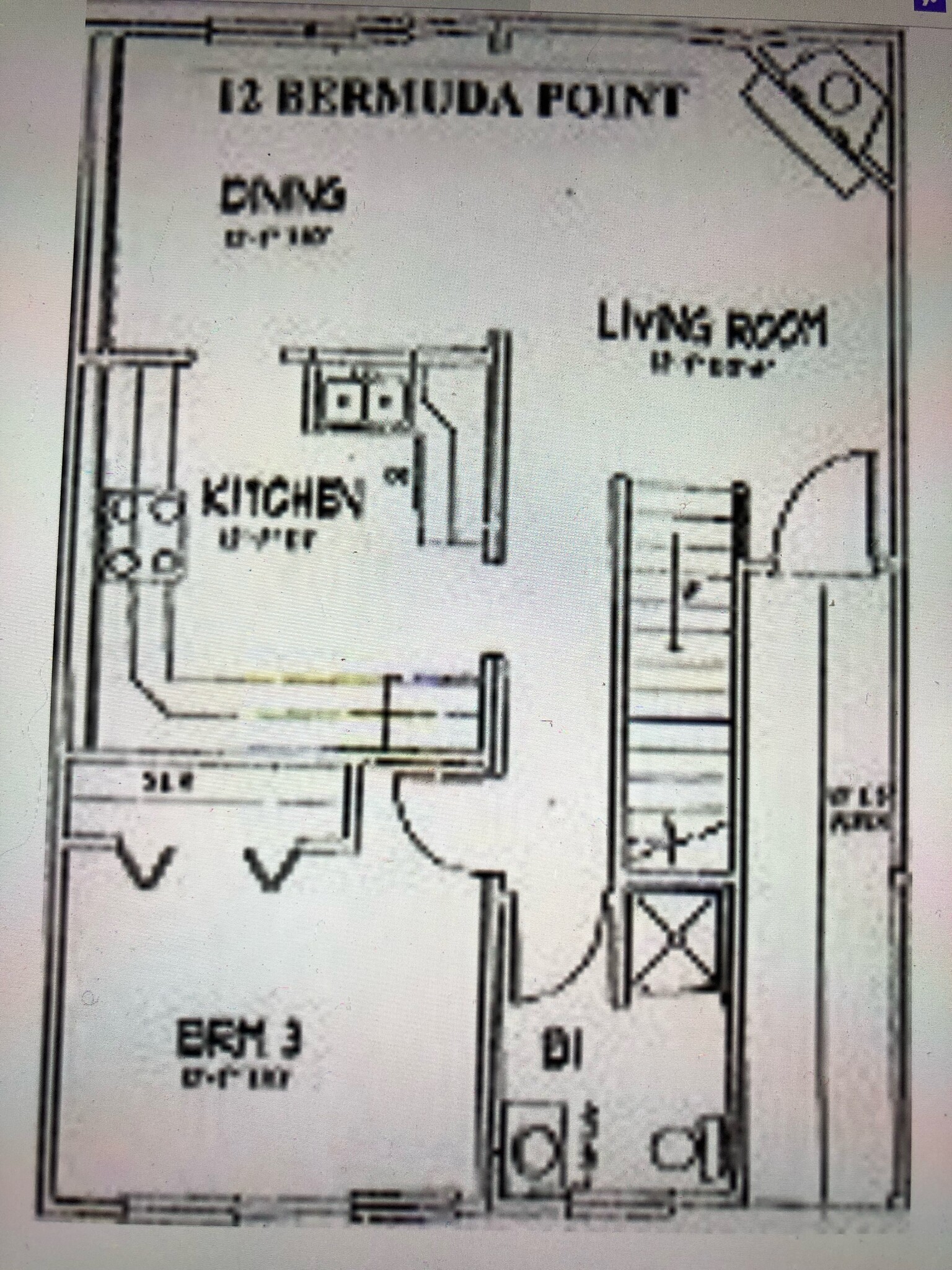 Floorplan of upstairs - 12 Bermuda Pointe Cir