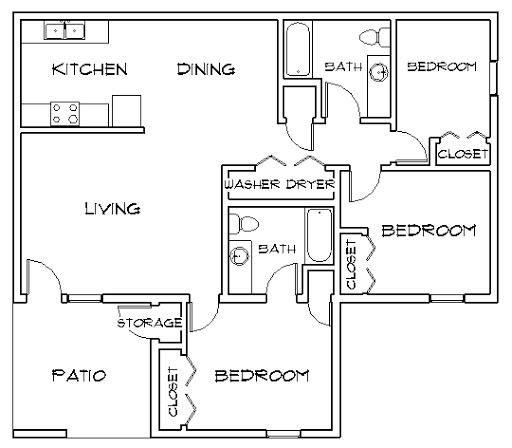 Floorplan - Prairie Sage - Income Restricted