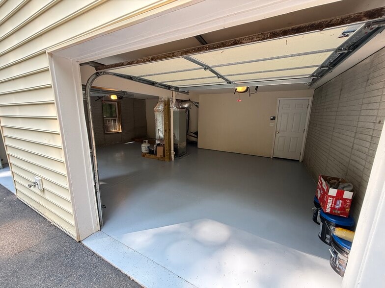newly painted floor garage - 305 E Monacan Dr