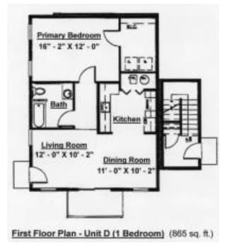Unit D - Bloomsburg Court