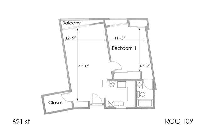 Floorplan - Park Rochester Apartments