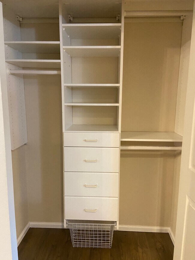 Closet with Built Ins - 2600 2nd Ave