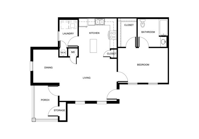 1BR / 1BA - La Belle Vie - Senior Community - 62+