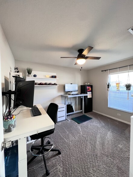 Bedroom/Office# 3 with NEW Carpet - 808 9th Ave N
