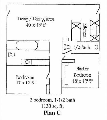2BR/1.5BA - University Terrace