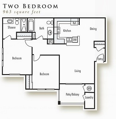 2BR/1BA - The Rivers