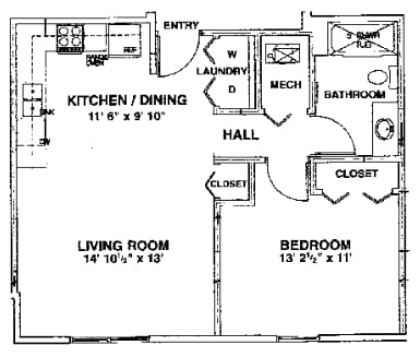 1BR/1BA - Englewood Vista