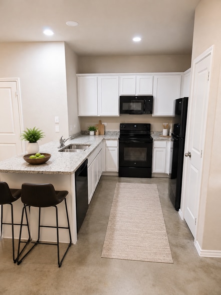 Kitchen: virtually staged - 7239 Converse Ridge Ln