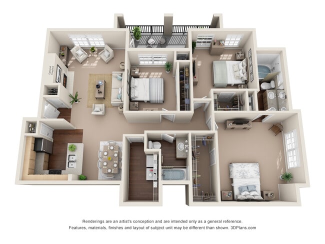 Floorplan - Sonterra Apartment Homes