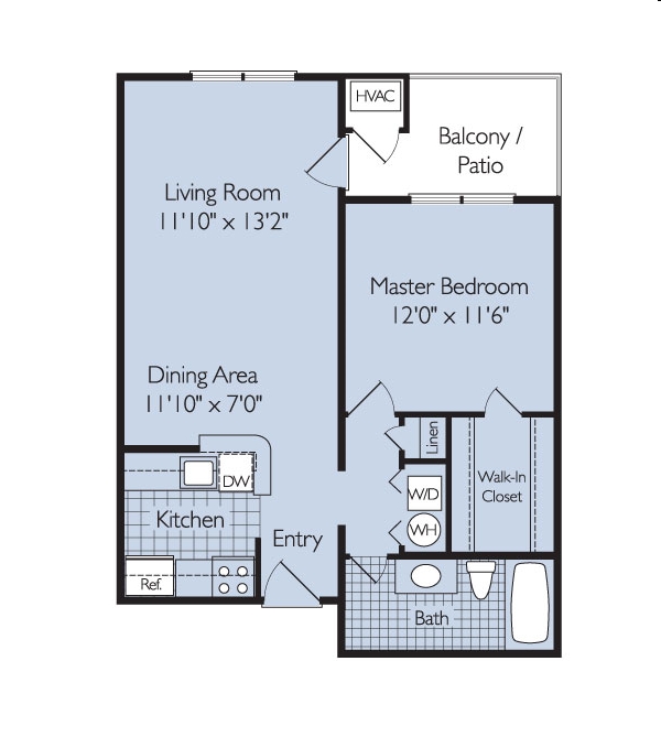 1BR/1BA - The Four Winds at Oakton